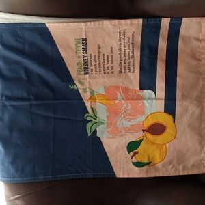 Tag Peach + Thyme Whiskey Smash  Cotton Tea Towel